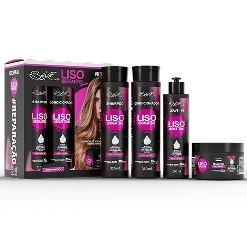 KIT CAPILAR 4 ITENS LISO OBRIGATORIO BELKIT