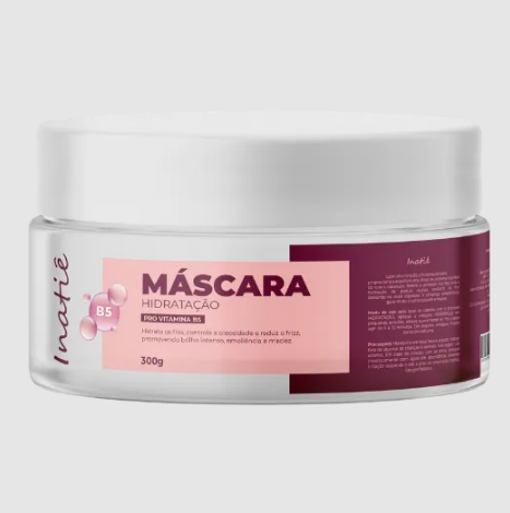 Máscara Hidratação PRO-Vitamina B5 Inatiê 300 Gr