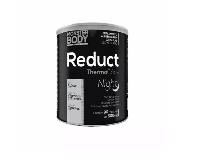 Reduct Cáps Night 90 cápsulas de 500 mg Monster Body Supraervas