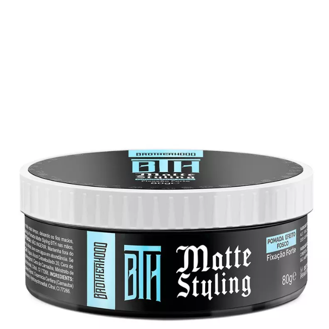 Pomada Modeladora Efeito Seco Matte Styling 80g Brotherhood