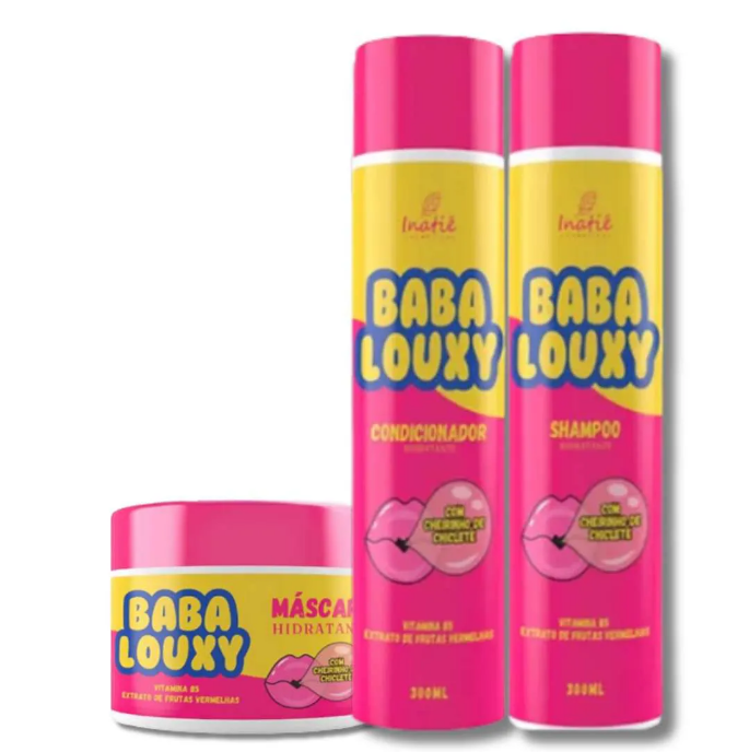 Kit Hidratação Babalouxy Chiclete Inatiê