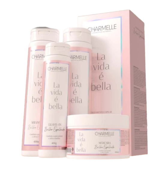 KIT CAPILAR 4 ITENS LA VIDA É BELLA CHARMELLE