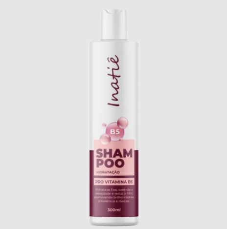 Shampoo Hidratação PRO-Vitamina B5 Inatiê 300 Ml