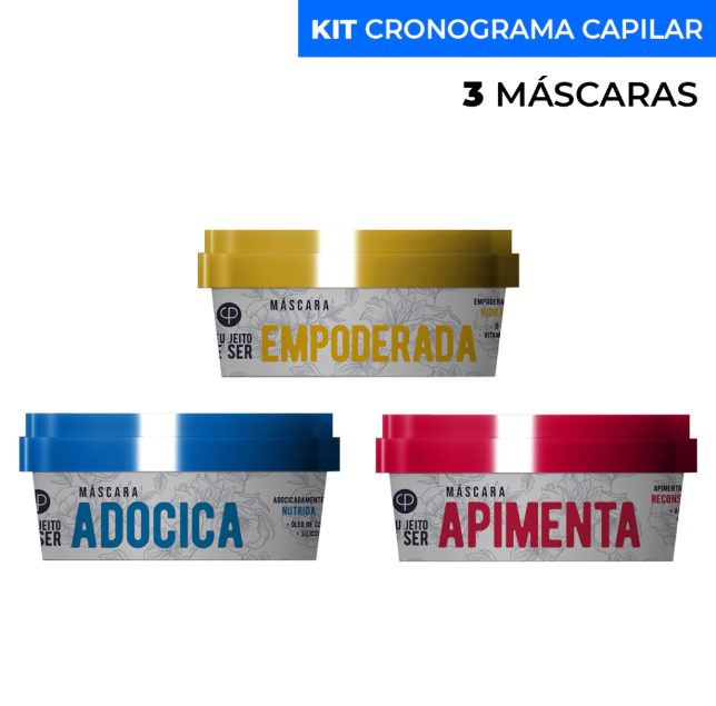 Kit Cronograma Capilar 3X200G
