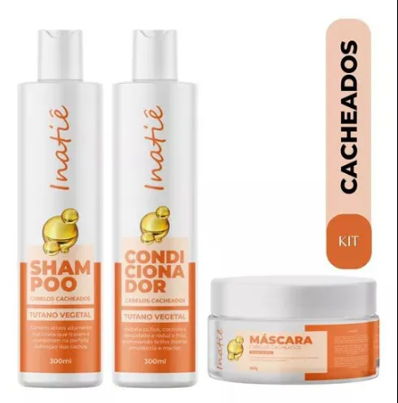 Kit Tutano Vegetal Cacheados Inatiê