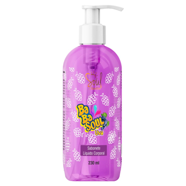 SABONETE LIQ. CORPORAL BABASOUL UVA SOUL 230ML