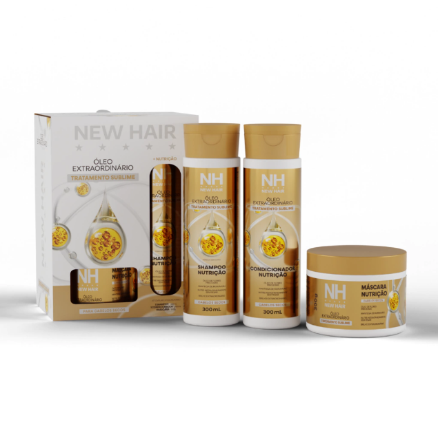 KIT CAPILAR 3 ITENS EXTRAORDINARIO NH BELKIT
