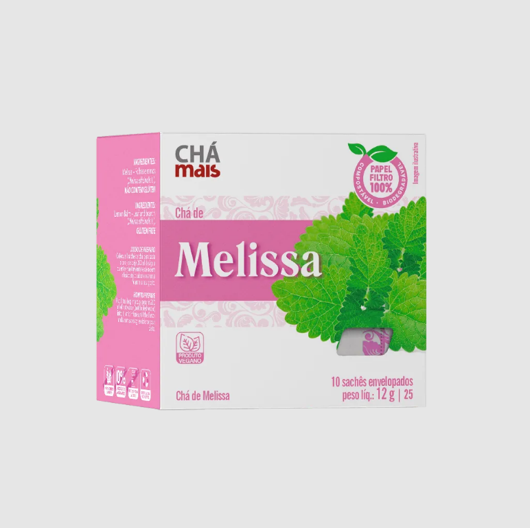 CHÁ DE MELISSA - 10 Sachês