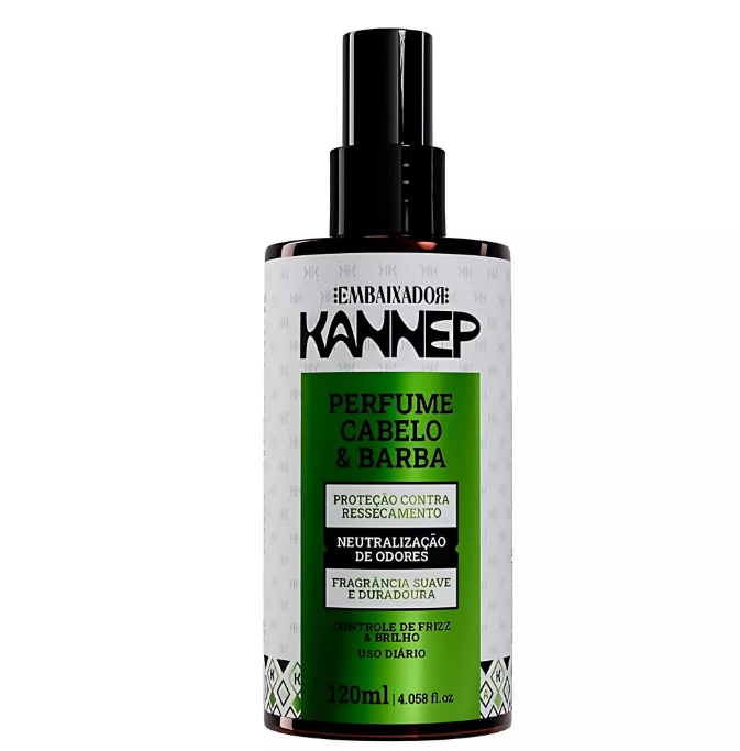 Perfume para Cabelo e Barba Kannep Embaixador 120ml