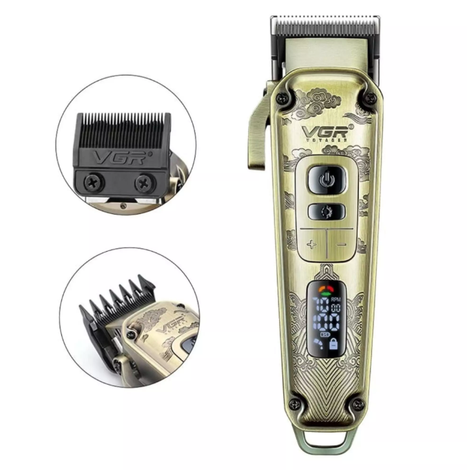 Combo Maquinas Vgr V-643 Corte + Maquina Acabamento Bivolt Profissional