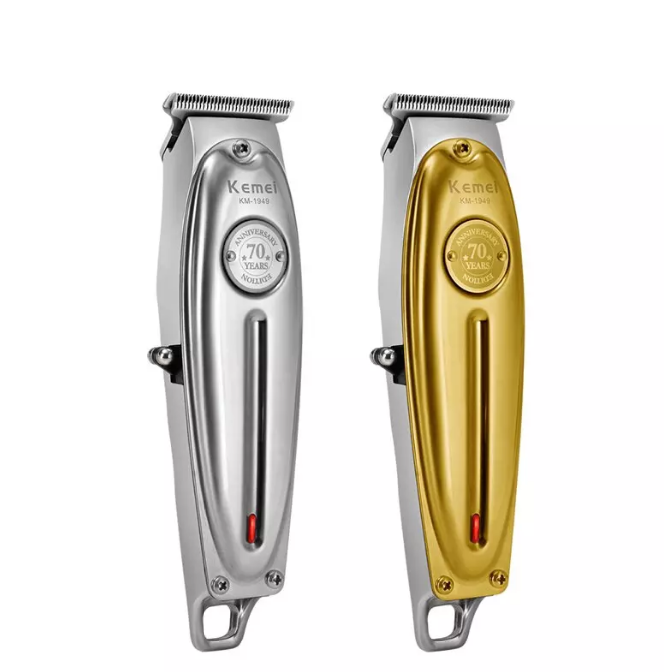 Máquina De Acabamento Kemei Km-1949 Dourado Bivolt